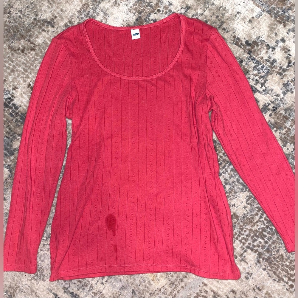 Old navy long sleeve shirt size large